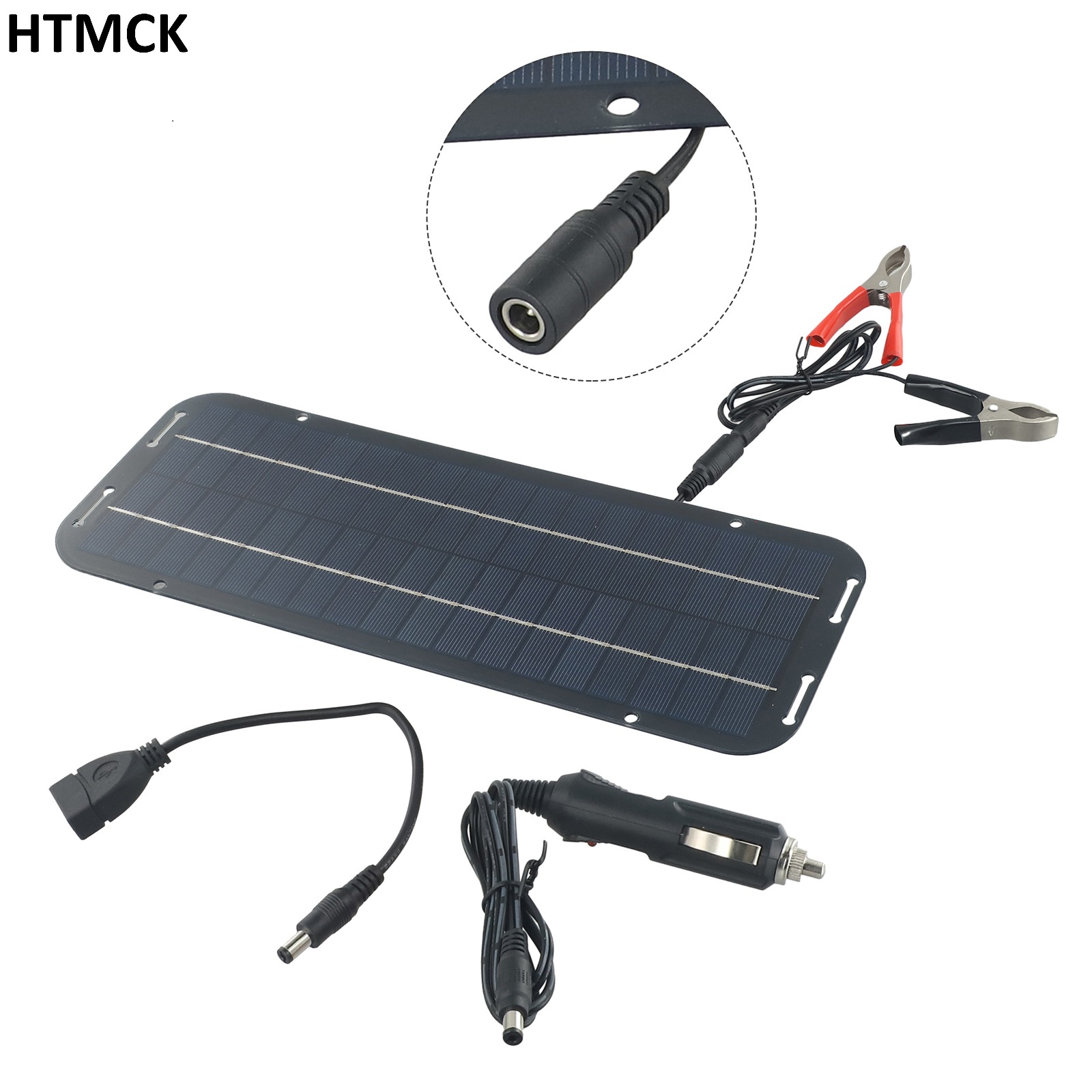 Portable Ev Charger - 12V Monocrystalline Solar Panel Trickle Battery