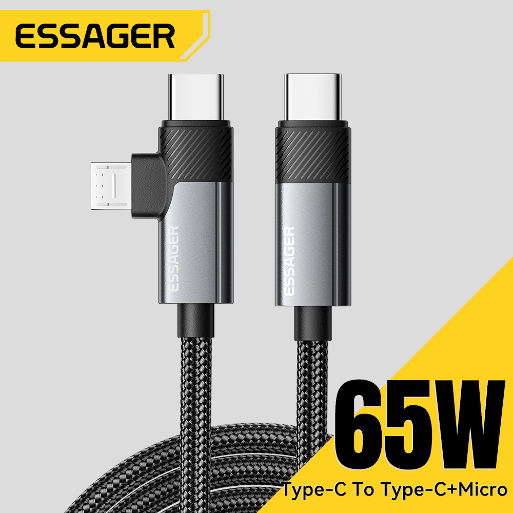 Type 2 Charger - Essager 2 in 1 USB C