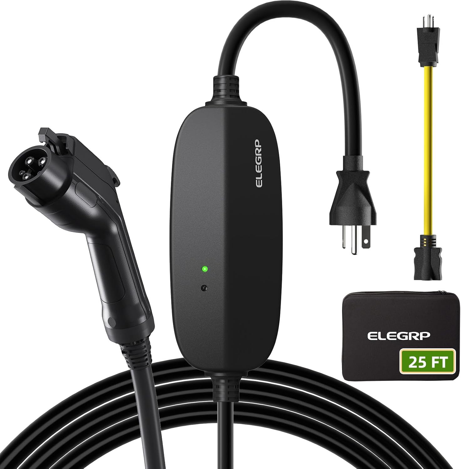 ELEGRP J1772 Ac Fast EV Car Ch - Portable Ev Charger recension och pris