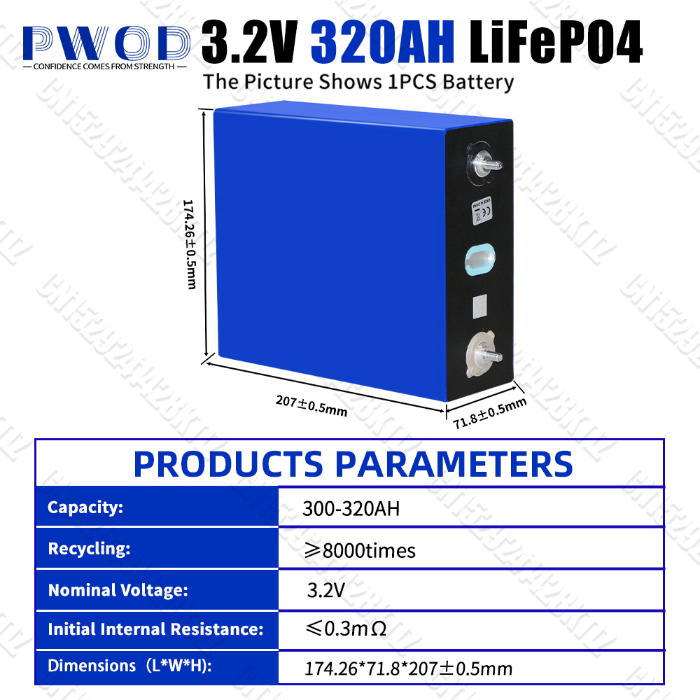 3.2V Lifepo4 Battery 320AH US  - Ev Charging Pile recension och pris